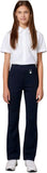 ADDICTED® Girls 2 Pack Pull-Up School Trousers – Slim Leg Jersey, Full Elasticated Waistband, Ages 3–18 Years – Free UK Delivery