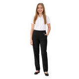 Girls Pull UP School Trousers School Uniform with Heart Pendant Half Elasticated