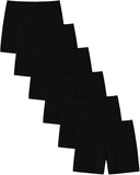 Adorel Girls Cotton Shorts Cycling Dance Summer Short Leggings Pack of 6