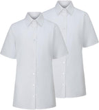 Trutex Basics Girls White School Shirts, Multipack (2 Pack)