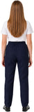 Girls Pull UP School Trousers School Uniform with Heart Pendant Half Elasticated