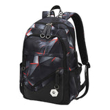 Bansusu Galaxy-Print Backpack Rucksack for Boys Middle-School Elementary Bookbag