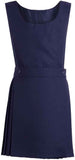 Girls Pleated School Pinafore – Heart Zip with 2 Side Button – Smart Uniform for UK Students – Ages 2-16 Years – Classic Style Schoolwear