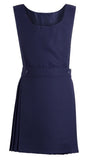 Girls Pleated School Pinafore – Heart Zip with 2 Side Button – Smart Uniform for UK Students – Ages 2-16 Years – Classic Style Schoolwear