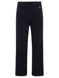 Girls Slim Leg Jersey School Trousers – Pull On Stretch School Uniform Trousers with Butterfly Pendant – Ages 3-16 Years