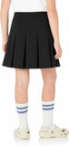 UK Clothing Outlet Pack of 2 Black Skirt, Pleated School Skirts Uniform Dress Summer Knee Length Skirt Age 3-16