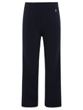 Girls Slim Leg Jersey School Trousers – Pull On Stretch School Uniform Trousers with Butterfly Pendant – Ages 3-16 Years