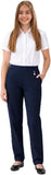 Girls Pull UP School Trousers School Uniform with Heart Pendant Half Elasticated