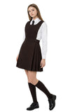 L S U BIB Pinafore Pleated School Uniform Girls School Dress
