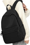School Backpack Womens Secondary School Bag for Girls Boys Teenage College Rucksack Bag for Women Lightweight Casual Daypacks Bookbag Waterproof 14 inch Laptop Backpack Work Travel,A1-Black