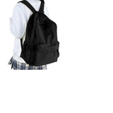 School Backpack Womens Secondary School Bag for Girls Boys Teenage College Rucksack Bag for Women Lightweight Casual Daypacks Bookbag Waterproof 14 inch Laptop Backpack Work Travel,A1-Black