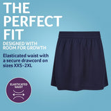 Trutex AKOA Pulse School PE Girls Skort, School Skort for Girls with Elasticated Waist, Girls' Skirts & Skorts, Comfort Stretch Skorts for Girls - Genuine School Uniform
