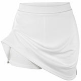 Athletic Sportswear Girls School Skort – 2-in-1 Smart Uniform Skirt with Built-in Stretchy Shorts – Flat Front, Non-Pleated & Pocket-Free – PE, Sports & Daily Wear
