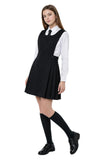 L S U BIB Pinafore Pleated School Uniform Girls School Dress