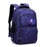 Bansusu Galaxy-Print Backpack Rucksack for Boys Middle-School Elementary Bookbag