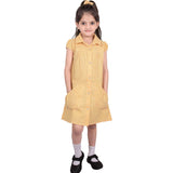 A2Z 4 Kids Girls School Uniform Pleated Gingham Checked Summer Dress with Bobble Age 3 4 5 6 7 8 9 10 11 12 13 14 Years