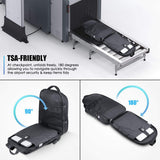 Laptop Backpack, Anti-Theft Business Travel Work Computer Rucksack with USB Charging Port, Large Lightweight College High School Bag for Boy Men Women