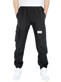 CAMLAKEE Kids Waterproof Trousers Boys Softshell Outdoor Trekking Cargo Joggers Pants