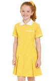 L S U Girls School Gingham Pleated Check Summer School Dress School Uniform 3 Years - 20 Years