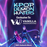 KPop Demon Hunters Huntrix Girls Pink Backpack | Cartoon Character School Bag with Zipper Closure | HUNTRIX Streetwear Rucksack for Kids | K-Pop Demon Hunters Merch