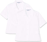 Trutex Girls Blue School Shirts, Multipack (2 Pack)