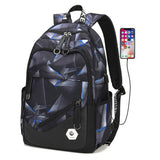Bansusu Galaxy-Print Backpack Rucksack for Boys Middle-School Elementary Bookbag