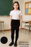 A2Z 4 Kids Girls School Mini Skirts Plain Black Short Fashion Skirt Elasticated Waist Soft Stretchy Kids Uniform Thigh Length Skirt for Everyday Wear Ages 5 to 13 Years