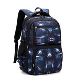 Bansusu Galaxy-Print Backpack Rucksack for Boys Middle-School Elementary Bookbag