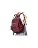 HYC00 School Backpack Womens, Causal Travel School Bags 14 Inch Laptop Backpack Rucksack Bag for Women Teenage Girls Boys Lightweight College Rucksack Water Resistant Bookbag Work Daypack, Black