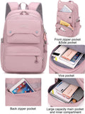 Teen Girls Casual Backpack High Middle School Daypack Women Daily Travel Laptop Bag