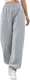 Nuofengkudu Women's Plain Tracksuit Bottoms Harem Joggers Pants with Pockets Tapered Leg Sweatpants Running Workout Casual Lounge Wear