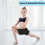 GENTABY Girls Shorts Black Safety Shorts Under Dress Soft Cycle Bike Breathable Summer Shorts 8 Pack 1-10 Years