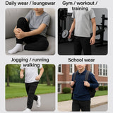 KHIM Jogging Trouser Tracksuit Bottom Pant Kids Unisex Girls Boys Activewear