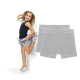 Girls Cycling Shorts 100% Cotton Modesty Shorts Under Dress School PE 4-16