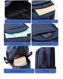 YXQSED School Backpack Womens, Causal Travel School Bags for Teenage Girls Lightweight Rucksack Water Resistant Bookbag for College Womens Mens black
