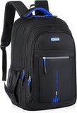 School Backpack for Boys, School Bag with Laptop Compartment, Reflective Teenagers, Large Waterproof Backpack, Stripes, Organisational Talent for School, Hiking, Travel, Business