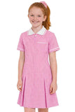 L S U Girls School Gingham Pleated Check Summer School Dress School Uniform 3 Years - 20 Years