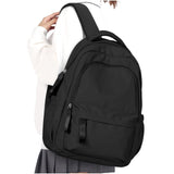 School Backpack School Bag for Teenage Girls Boys College Rucksack Lightweight Schoolbag Casual Backpack Dayback Women Bookbag College Waterproof 14 Inch Laptop Backpacks,C2-Black