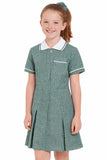 L S U Girls School Gingham Pleated Check Summer School Dress School Uniform 3 Years - 20 Years