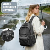 VECAVE School Backpack Womens Men Rucksack School Book Bags for Girls Boys | Water Resistant Lightweight Cute College Secondary High Bookbags for Teenage Travel Laptop Work Back Pack Casual Daypack