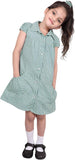 A2Z 4 Kids Girls School Uniform Pleated Gingham Checked Summer Dress with Bobble Age 3 4 5 6 7 8 9 10 11 12 13 14 Years
