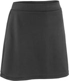 Athletic Sportswear Girls School Skort – 2-in-1 Smart Uniform Skirt with Built-in Stretchy Shorts – Flat Front, Non-Pleated & Pocket-Free – PE, Sports & Daily Wear
