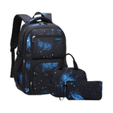 Bansusu Galaxy-Print Backpack Rucksack for Boys Middle-School Elementary Bookbag