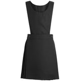 Girls Pleated School Pinafore – Heart Zip with 2 Side Button – Smart Uniform for UK Students – Ages 2-16 Years – Classic Style Schoolwear