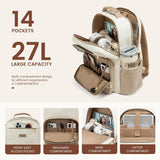 LOVEVOOK Laptop Backpack for Women with Pouch Pocket for Large Capacity Cup,15.6 Inch Backpack Womens Travel Backpack, Waterproof Laptop Computer Bag for Work Business Backpack College Teacher
