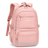 Taygeer School Bag for Girls, Lightweight Backpack for Teenage Girls Women | School Backpack Secondary with 11 Pockets, Water-Resistant Pink Backpack, Fits 15.6" Laptop, School & Travel Daypack, Pink