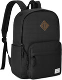 School Backpack, 15.6 Inch Classic Lightweight Water-Resistant Rucksack Backpack for Men Women Teens Girls Boys Kids to School, College, Travel, Work