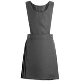 Girls Pleated School Pinafore – Heart Zip with 2 Side Button – Smart Uniform for UK Students – Ages 2-16 Years – Classic Style Schoolwear