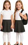 A2Z 4 Kids Girls Pack of 2 School Uniform Dress Comfortable Pleated Summer Lightweight School Skirts Dress Age 3-14 Years