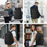 YAMTION Laptop Backpack, Rucksack for Men, Backpack Mens, School Bag, Laptop Rucksack for Men Women School College Business, Fits 15.6 Inch